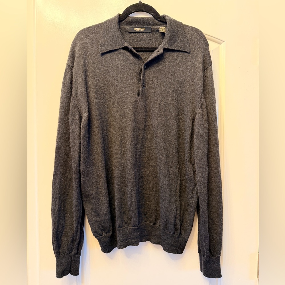 Bachrach Charcoal Sweater for Men